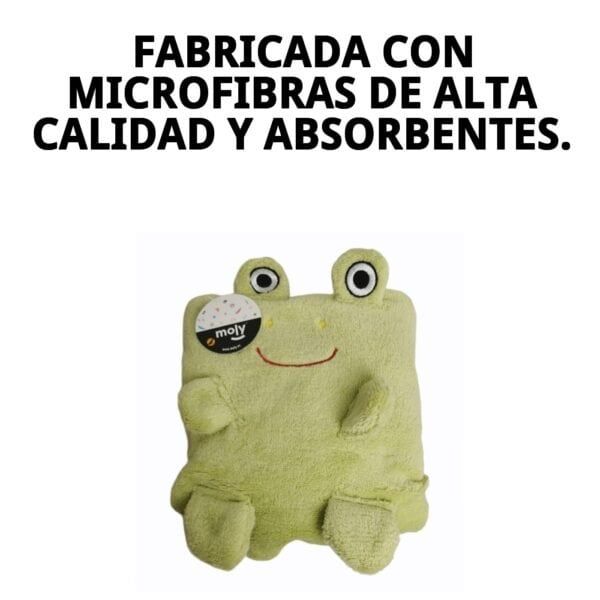 toalla lemon antiácaros 72×51 cm moly | suave, absorbente y protectora para perros y gatos