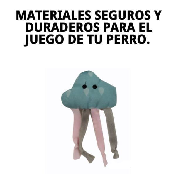juguete nube para perros raza pequeña 10 cm moly | mordedor suave y resistente para perros pequeños