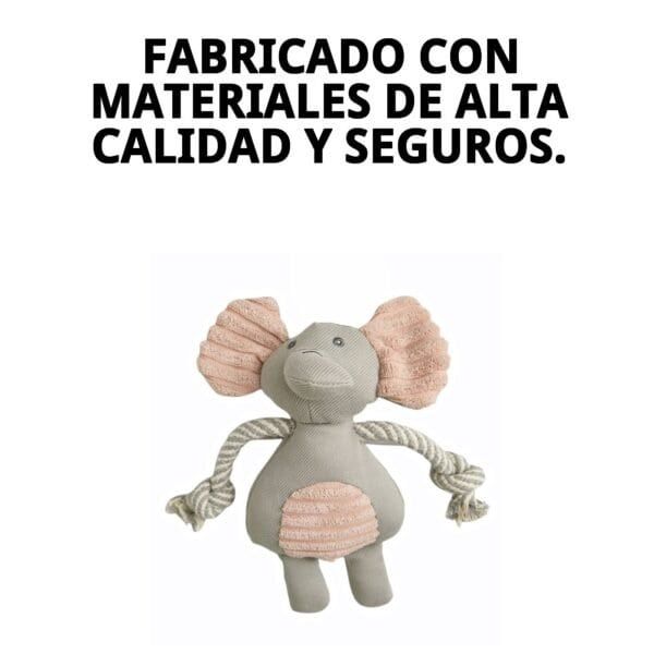 peluche dumbito para perros 25 cm moly | juguete suave con sonido y súper tierno