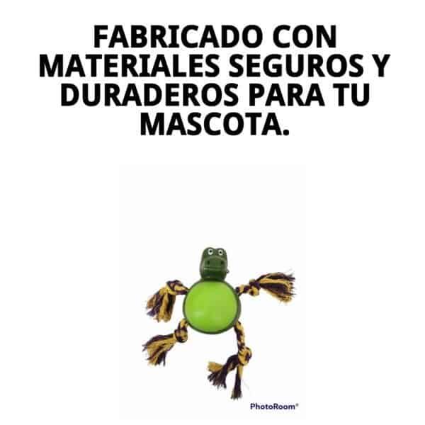 mordedor cocodrilo para perros 21 cm moly | juguete resistente y estimulante