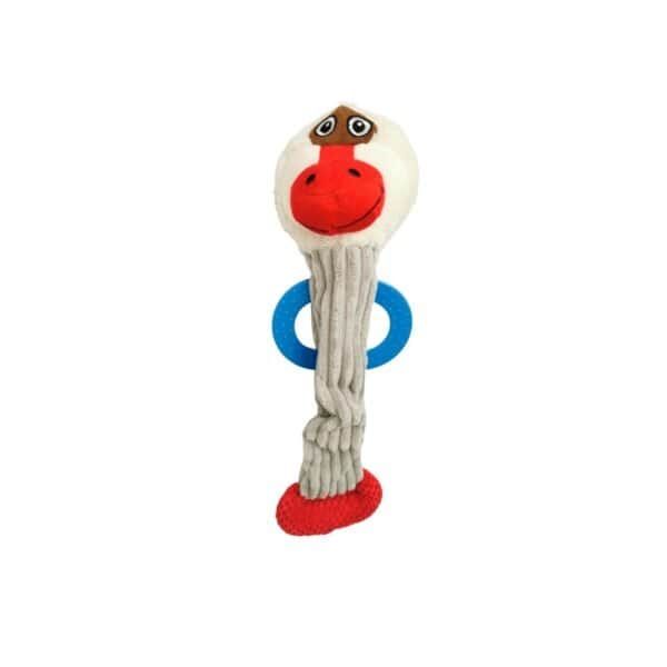 peluche mono para perros 45 cm moly | juguete con sonido y mordedor integrado