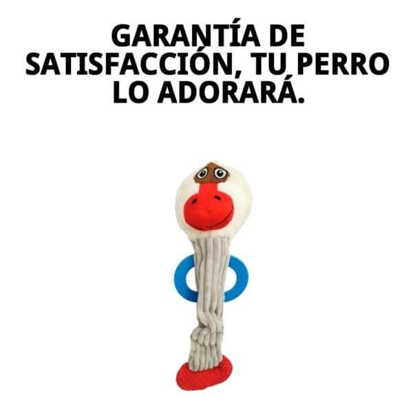 peluche mono para perros 45 cm moly | juguete con sonido y mordedor integrado