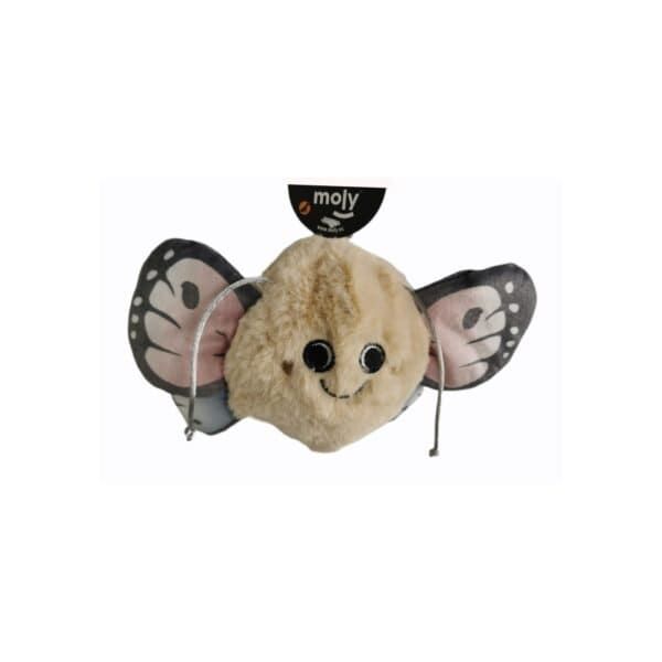 juguete para perros butterfly 10 cm moly | mordedor pequeño y resistente para juego activo
