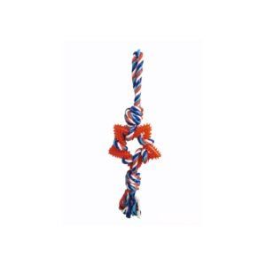 juguete lanzador estrella dental tpr 45 cm moly | juguete resistente y limpia dientes para perros