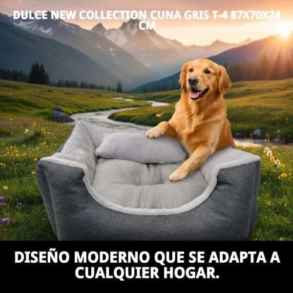 dulce new collection cuna gris t 4 87x70x24 cm