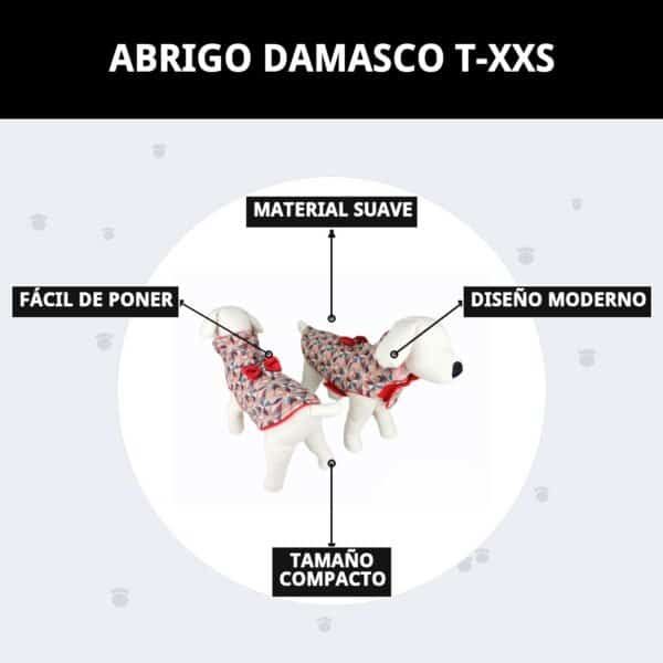 abrigo damasco t xxs