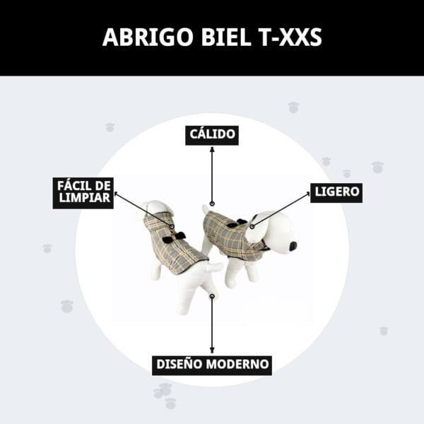 abrigo biel t xxs