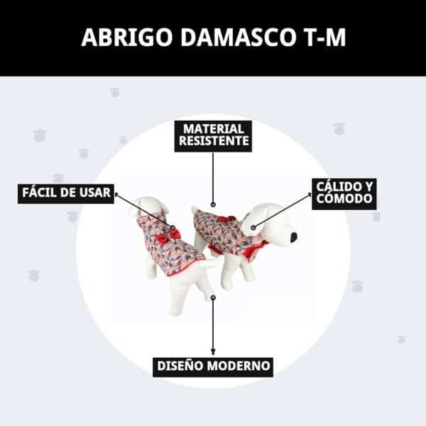 abrigo damasco t m