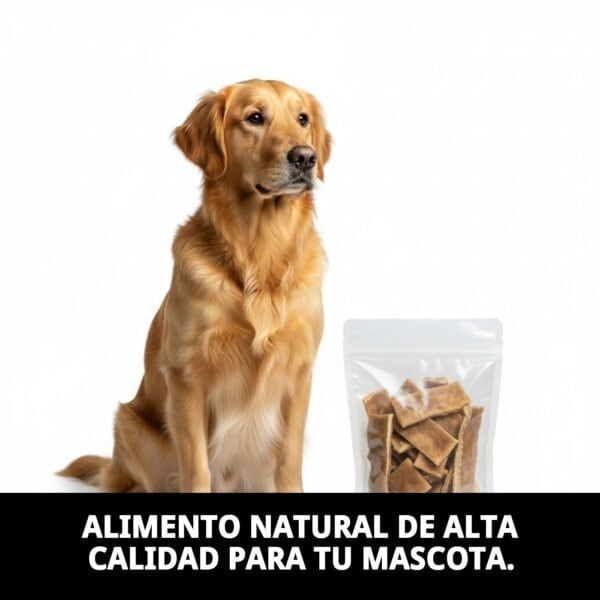 piel de vaca deshidratada 500 g – snack natural y duradero para perros