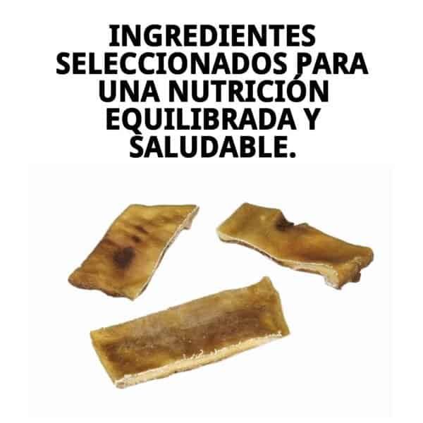 piel de vaca deshidratada 500 g – snack natural y duradero para perros