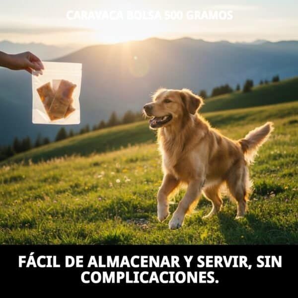 piel de vaca deshidratada 500 g – snack natural y duradero para perros