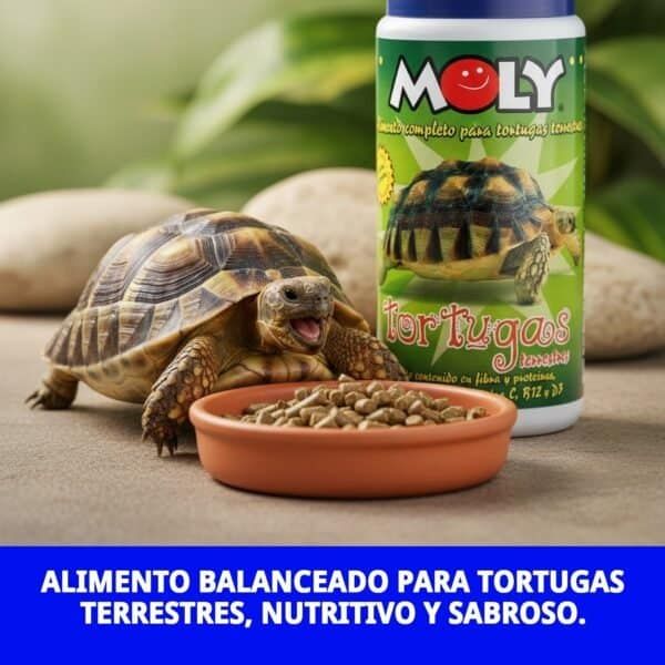 moly tortugas terrestres 360gr / 1 litro