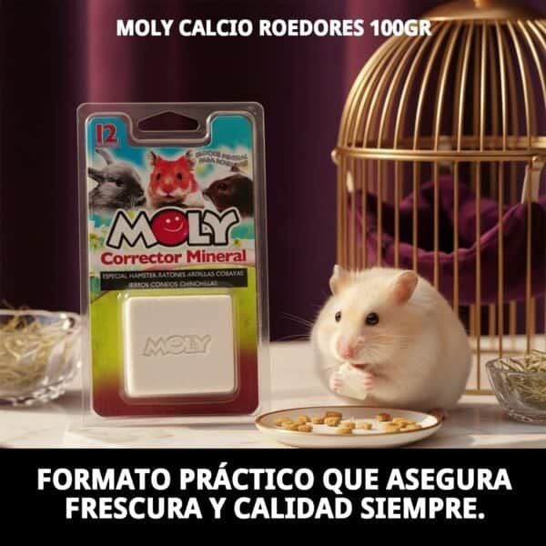 moly calcio roedores 100gr