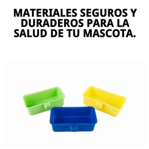 comedero cuadrado hamster