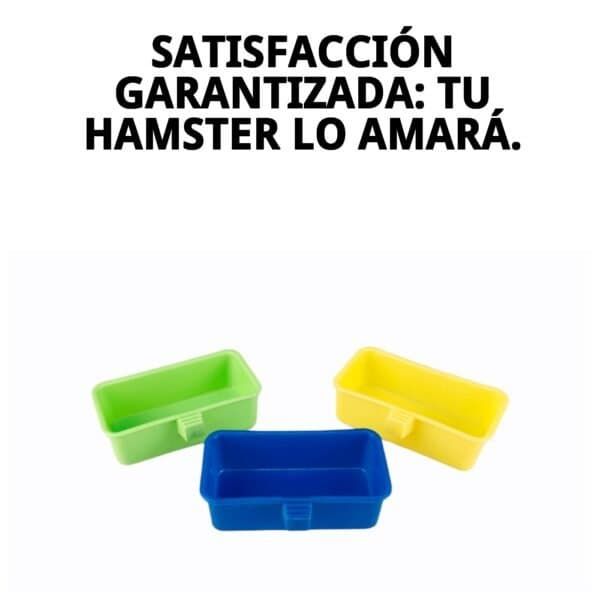 comedero cuadrado hamster