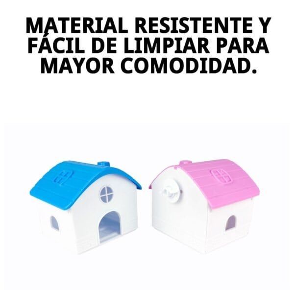 casita hamster plastico
