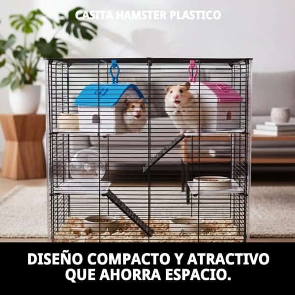 casita hamster plastico