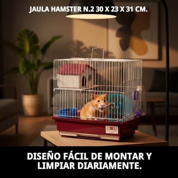 jaula hamster n.2 30 x 23 x 31 cm.