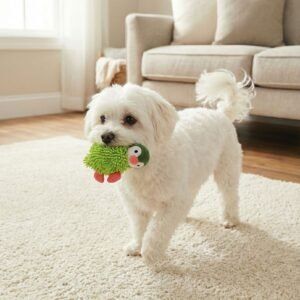 mordedor avocat happy para perros 12 cm moly | juguete suave, divertido y perfecto para cachorros