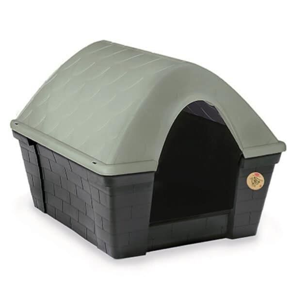 caseta happy medium stefanplast 82×68×62 cm | casa para perros resistente, confortable y fácil de limpiar