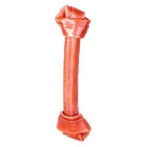 Hueso con nudo de 26 cm para perros medianos y grandes, oferta de snacks naturales y duraderos.
