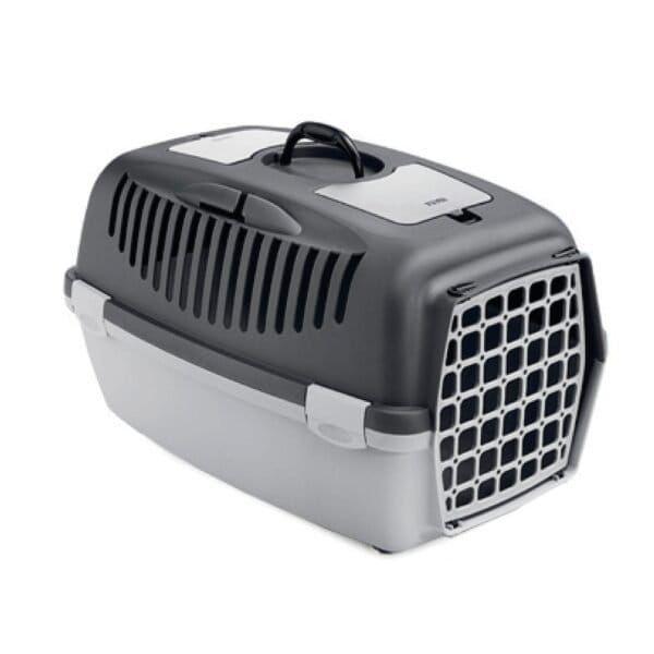 transportín gulliver n.º 2 55×36×35 cm | transportín de plástico resistente para perros y gatos