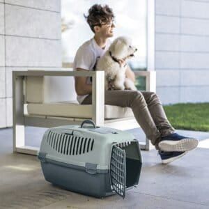 transportín gulliver basic n.º 3 (61×40×38 cm) | transportín resistente para perros y gatos medianos