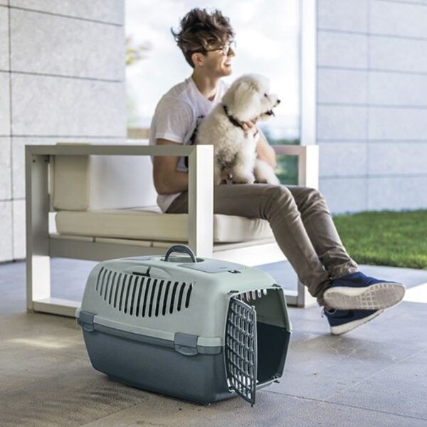 transportín gulliver basic n.º 3 (61×40×38 cm) | transportín resistente para perros y gatos medianos