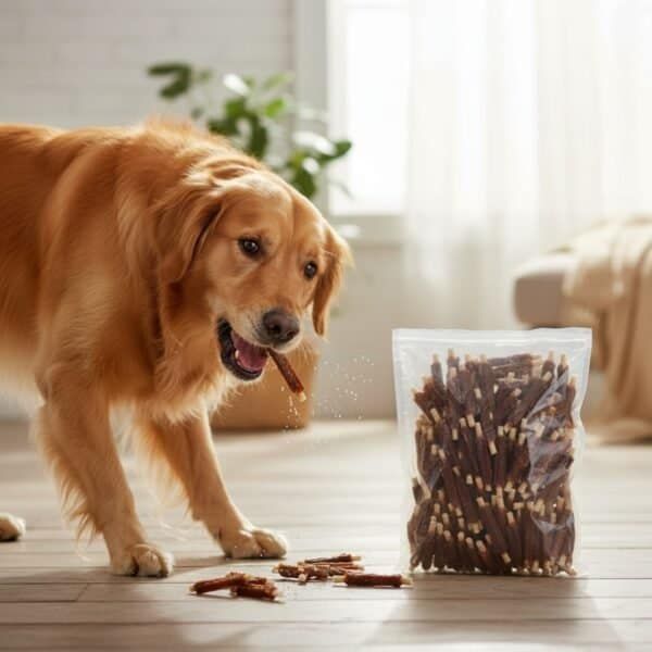 snack costilla de pollo natural 1 kg | granel moly | premio sabroso con soja para perros de todas las razas