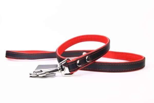 Correa de piel de lujo para perros, 120 cm, resistente y elegante. Perfecta para paseos con estilo y comodidad.