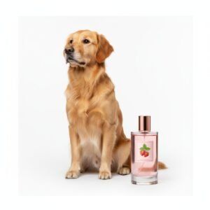 perfume aroma fresa 125 ml moly | fragancia dulce, suave y segura para perros