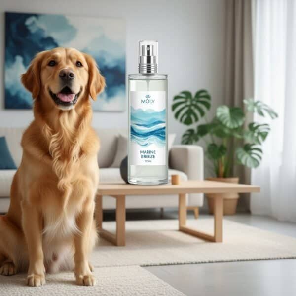 perfume moly brisa marina 125 ml | aroma fresco y duradero para perros y gatos