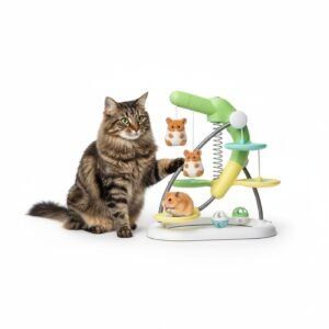 juguete interactivo gato hamster colecc spring