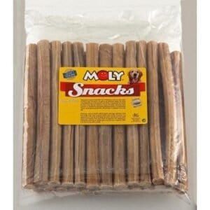 Palos de piel 25 cm en bolsa de 10 unidades para perros, snack natural y resistente. Perfectos para masticar y entretener a tu mascota.
