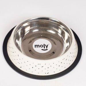 comedero acero anti des moly 16 cm 0,55 l