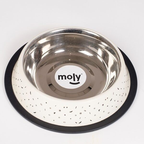 comedero acero anti des moly 16 cm 0,55 l