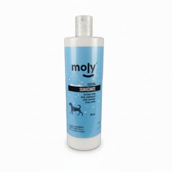 crema suavizante 500 ml moly | acondicionador profesional para pelo suave, brillante y sin nudos