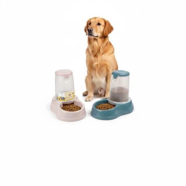 Comedero rotatorio para perros con capacidad de 1,5 litros, ideal para facilitar la alimentación de tu mascota.