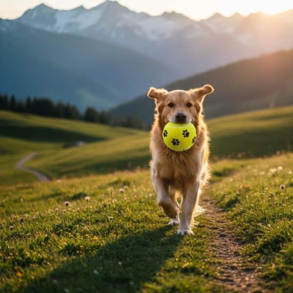 pelota tenis 10cm c/huellas
