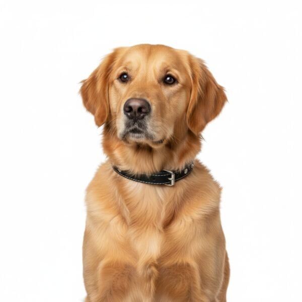 collar cuero liso c/fornitura 45 cm