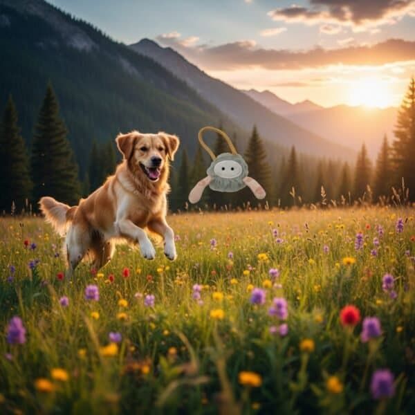 juguete space para perros 10 cm moly | mordedor suave, resistente y perfecto para cachorros