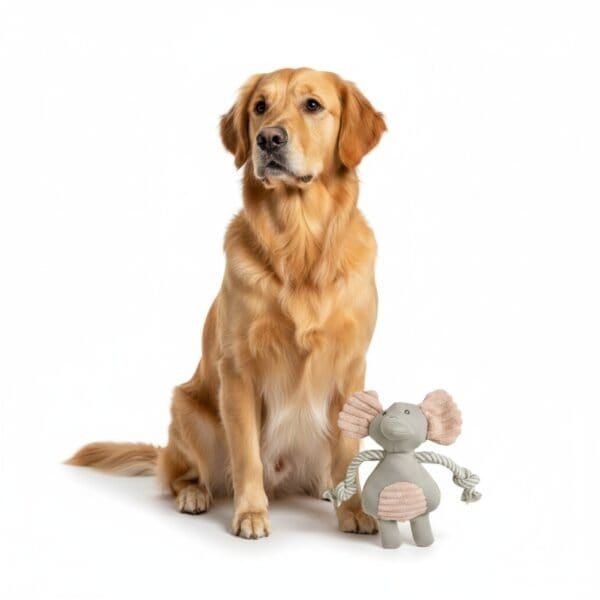peluche dumbito para perros 25 cm moly | juguete suave con sonido y súper tierno