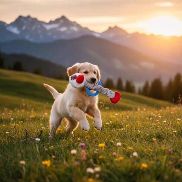 peluche mono para perros 45 cm moly | juguete con sonido y mordedor integrado