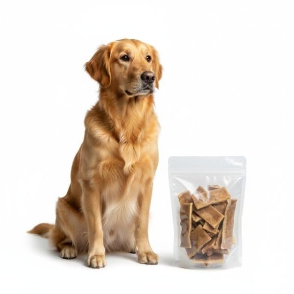 piel de vaca deshidratada 500 g – snack natural y duradero para perros