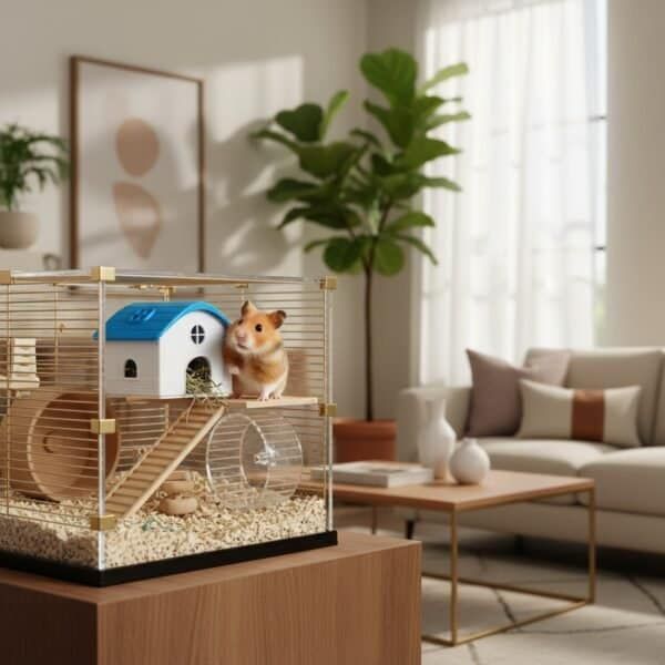 casita hamster plastico