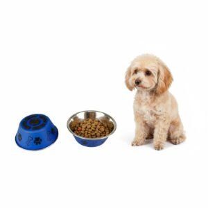 comedero acero draw silueta antides. 10 cm 0,20 l