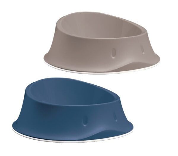 Comedero para perros y gatos, capacidad 0,35 litros, resistente y fácil de limpiar.