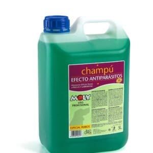 Champú para perros con menta, repelente y limpieza profunda, ideal para todo tipo de perros, 5 litros de frescura intensamente duradera.