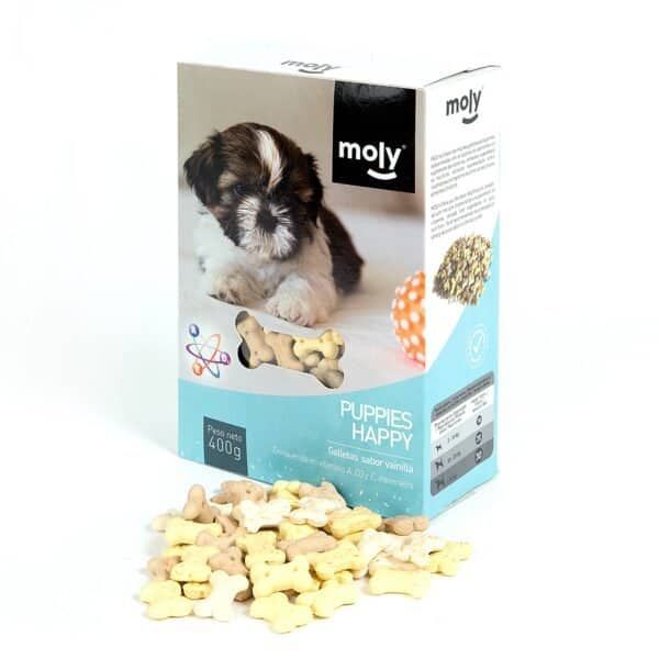 Galletas para cachorros, suave, nutritivo, sabor vainilla, 400g, tienda mascotas online TodoMASKOTAS.