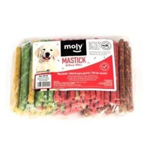 Palillos de colores para perros, 9-10 mm, bolsa con 100 unidades.